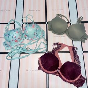 Vs PINK bras 3 NWOT